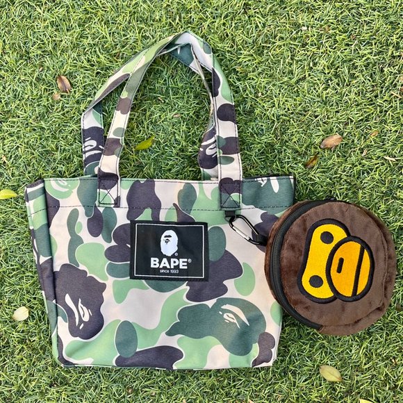 Bape Handbags - 🦍 A bathing ape bape baby milo tote bag